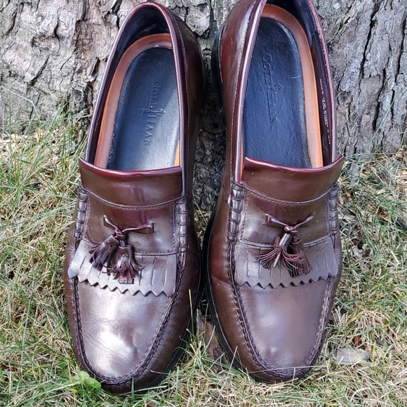 Cole Haan size 12 men's loafers with tassels EUC - Picture 11 of 11